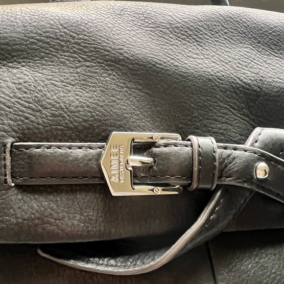 Aimee Kestenberg Black Leather Backpack